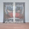 Sablio Záclony Kapitán Amerika pohled přes štít: 2ks 150x250cm