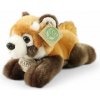 RAPPA Plyšová panda červená ležící 20 cm, Eco-Friendly
