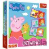 Trefl Domino papierové Peppa Pig / Prasiatko Peppa 28 kartičiek