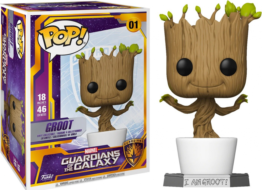 Funko POP! Guardians of the Galaxy Dancing Groot Super Sized Marvel 01