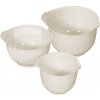 Miska Curver® BASIC, sada misiek 3 ks, na šľahanie, 1500/2000/2500 ml, biele