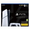 PlayStation 5 Digital 825GB (Model Slim) + PlayStation 5 DualSense Wireless Controller, black & white [CFI-2116]
