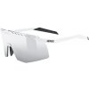 uvex slnečné okuliare pace stage white matt / mirror silver s3