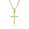 GOLDIE Zlatý prívesok krížik LPE748.TR