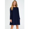 Šaty S137 tmavomodré