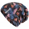 Čiapka SENSOR MERINO IMPRESS čierna/floral M