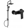 Sprchový set MEXEN Tord - sprchová batéria Royo čierna
