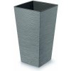 Prosperplast Kvetináč FURU SQUARE 26,5 cm beton