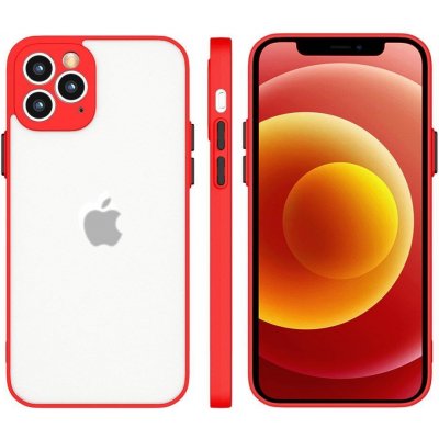 Púzdro IZMAEL Apple iPhone 12 Pro Silikónové flexibilné Milky Case červené