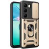 VSETKONAMOBIL 101955 RING CAMERA Kryt s držiakom pre Infinix Hot 50 / Hot 50 5G zlatý