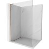Mexen Kioto L, sprchová zástena Walk-In 100 x 200 cm, 8mm číre sklo, medený matný profil, 800-100-103-65-00