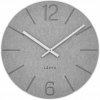 Nástenné hodiny LAVVU sivé 34cm