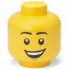 LEGO ZÁSOBNÍK HLAVA HAPPY BOY CHLAPEC L 8,5L
