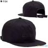 Fox šiltovka Base Over Adjustable hat, čierna, one size