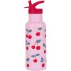 A Little Lovely Company - antikorová fľaša na pitie, 500 ml - čerešne