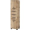 Kúpeľňová skrinka vysoká Möbelpartner Milan 400 dub prírodný 40,3 x 163,7 x 32 cm