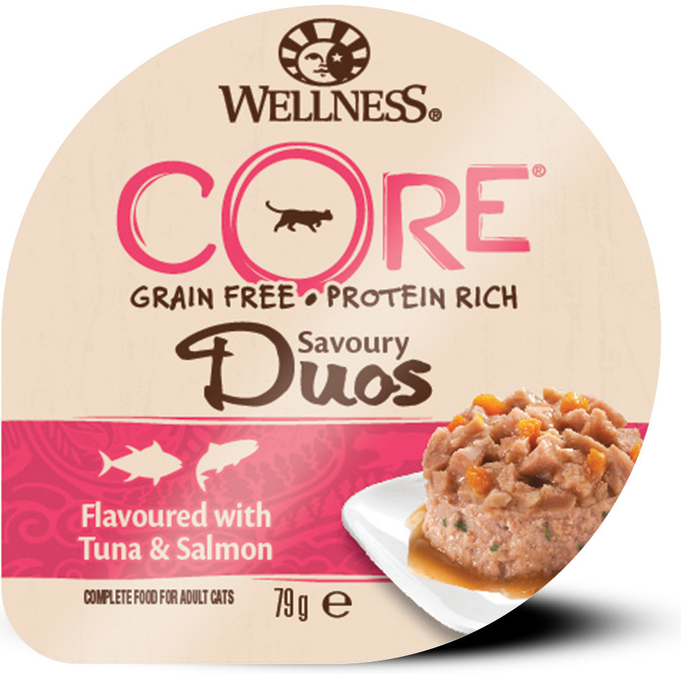 Wellness CORE Signature Selects Tuniak s lososom v šťave 79 g