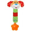 Plyšová hračka s hrkálkou BABY MIX PSÍK mix