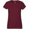 Neutral Dámske tričko Classic z organickej Fairtrade bavlny - Bordeaux | L
