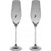 Poháre na šampanské Diamante 210ml 2 ks