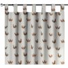 Dekoria Záves na pútkach, hnedé kohúty na krémovom podklade, Flowers, 141-80