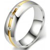 HARAHU Dámsky Prsteň LO 17392 Str./Zlatá KP17392 62mm