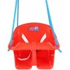 Teddies Hojdačka Baby plast červená nosnosť 20kg 36x30x29cm 24m +