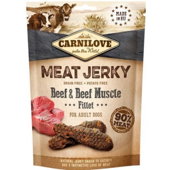 Carnilove Dog Jerky Beef with Beef Muscle Fillet 100 g