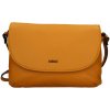 Kožená dámská crosbody kabelka Katana Felipa - žltá