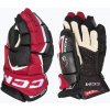 Detské hokejové rukavice CCM JetSpeed FT6 Pro JR black/red/white
