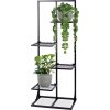 ProGarden STOJAN NA KVETINÁČ EMA 102 x 40 x 27 cm ČIERNA