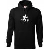 Orientačný beh muž-žena - Mikina pánska Cape s kapucňou - XL ( Čierna )