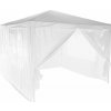 Záhradný párty stan, biela, 3x3 m, TEKNO TYP 1 + 4 bočné strany