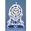 Cibulák – Krbové hodiny bez ruží 28 cm – originál cibuľový porcelán 1. akosť