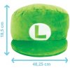 TOMY Nintendo Super Mario plyšová čiapka Luigi