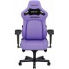 Herné kreslo Kaiser 4 XL Anda Seat, kožené, purpurové