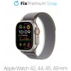 FixPremium - Remienok Trail Loop pre Apple Watch (42, 44, 45 a 49mm), šedá