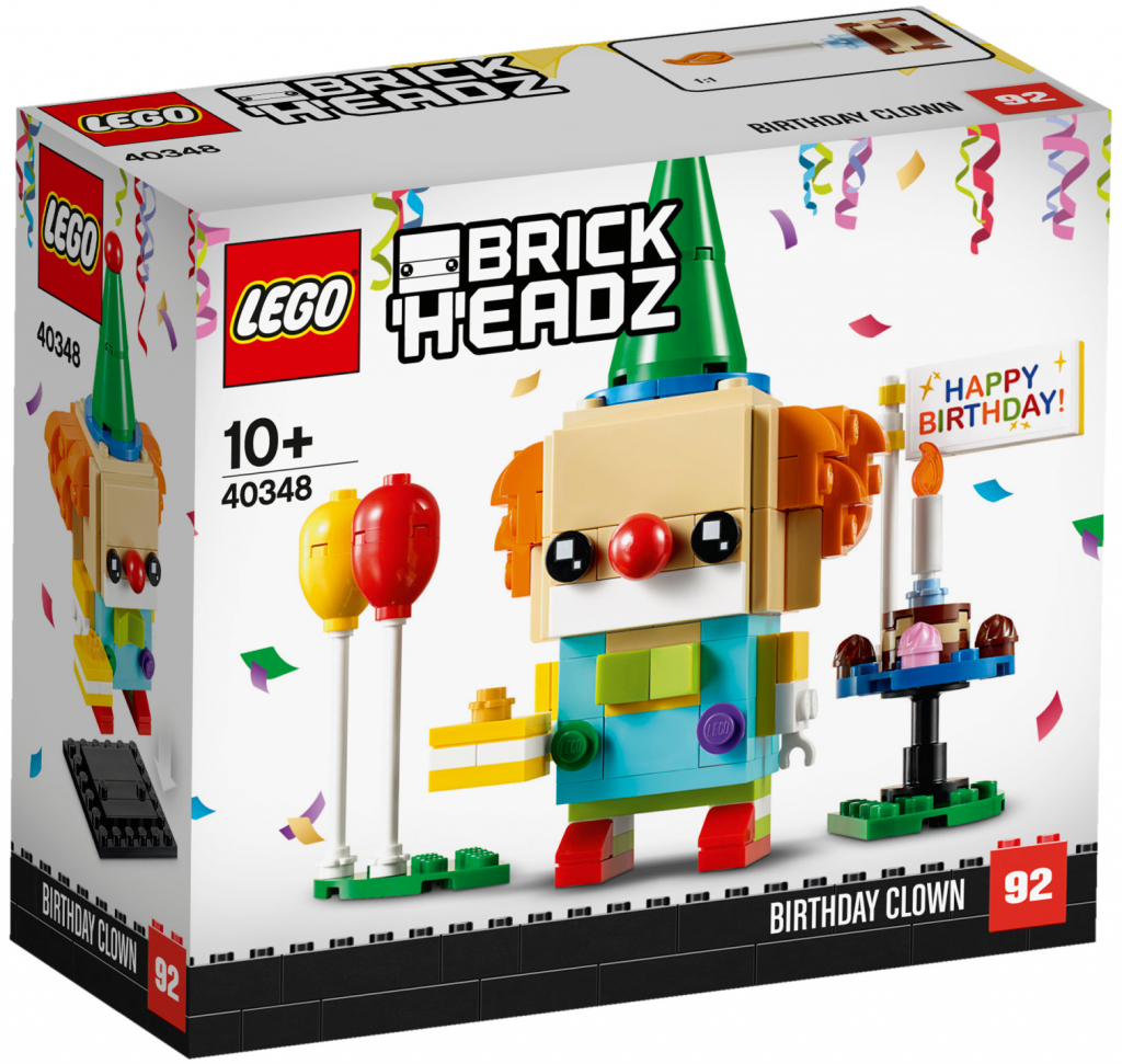 LEGO® BrickHeadz 40348 Narodeninový klaun