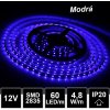 LEDprodukt 5m LED pásik 60LED/m SMD2835 4,8W/m modrý IP20 12V