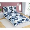 Bellatex bavlna geometria modrá 140x220 70x90