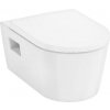 Hansgrohe EluPura Original S - Závesné WC s doskou SoftClose, Rimless, AquaChannel Flush, biela 60288450