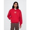 GAP Oversize mikina s logom Červená XS Červená Červená