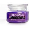 Vonná sviečka v skle PROVENCE 45 hodín černica