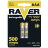 Batéria RAVER SOLAR HR03, nabíjateľná batéria, 400 mAh, bal. 2 ks, AAA tužka