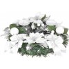 MagicHome Veniec Vianoce adventný biely 25 cm
