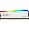 Kingston FURY Beast White/ DDR4/ 16GB/ 3200MHz/ CL16/ 1x16GB/ RGB/ White KF432C16BWA/16