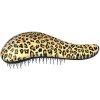Detangler Leopard Yellow rozčesávacia kefa na vlasy s rukoväťou