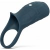 Boners Vibrating Penis Sleeve Blue