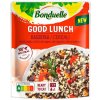 Bonduelle Good Lunch sterilizovaná zmes šošovice beluga bulguru zeleniny paradajok 250 g