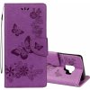 VSETKONAMOBIL 12915 ART Peňaženkový obal Samsung Galaxy S9 Butterfly fialový